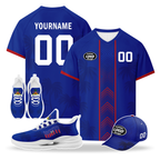 Custom Haiti 2026 World Cup High Quality Soccer Stadium Version Jersey Sneakers Sports Shoes and Hat Combo Offer Personalized Team Name and Logo ZH-F00667-5