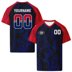 Custom Norway 2026 World Cup High Quality Soccer Stadium Version Jersey Sneakers Sports Shoes and Hat Combo Offer Personalized Team Name and Logo ZH-F00672-5