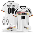 Custom Germany 2026 World Cup High Quality Soccer Stadium Version Jersey Sneakers Sports Shoes and Hat Combo Offer Personalized Team Name and Logo ZH-F007046-003