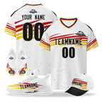 Custom Germany 2026 World Cup High Quality Soccer Stadium Version Jersey Sneakers Sports Shoes and Hat Combo Offer Personalized Team Name and Logo ZH-F007046-006