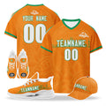 Custom Ivory Coast 2026 World Cup High Quality Soccer Stadium Version Jersey Sneakers Sports Shoes and Hat Combo Offer Personalized Team Name and Logo ZH-F007055-001