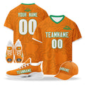 Custom Ivory Coast 2026 World Cup High Quality Soccer Stadium Version Jersey Sneakers Sports Shoes and Hat Combo Offer Personalized Team Name and Logo ZH-F007055-004