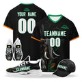 Custom Ivory Coast 2026 World Cup High Quality Soccer Stadium Version Jersey Sneakers Sports Shoes and Hat Combo Offer Personalized Team Name and Logo ZH-F007055-005
