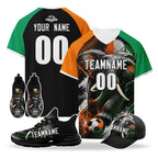 Custom Ivory Coast 2026 World Cup High Quality Soccer Stadium Version Jersey Sneakers Sports Shoes and Hat Combo Offer Personalized Team Name and Logo ZH-F007055-006
