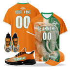 Custom Ivory Coast 2026 World Cup High Quality Soccer Stadium Version Jersey Sneakers Sports Shoes and Hat Combo Offer Personalized Team Name and Logo ZH-F007055-007