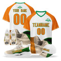 Custom Ivory Coast 2026 World Cup High Quality Soccer Stadium Version Jersey Sneakers Sports Shoes and Hat Combo Offer Personalized Team Name and Logo ZH-F007055-010