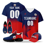 Custom Panama 2026 World Cup High Quality Soccer Stadium Version Jersey Sneakers Sports Shoes and Hat Combo Offer Personalized Team Name and Logo ZH-F007058-001
