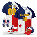 Custom Panama 2026 World Cup High Quality Soccer Stadium Version Jersey Sneakers Sports Shoes and Hat Combo Offer Personalized Team Name and Logo ZH-F007058-002