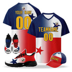 Custom Panama 2026 World Cup High Quality Soccer Stadium Version Jersey Sneakers Sports Shoes and Hat Combo Offer Personalized Team Name and Logo ZH-F007058-003