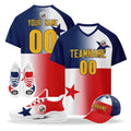 Custom Panama 2026 World Cup High Quality Soccer Stadium Version Jersey Sneakers Sports Shoes and Hat Combo Offer Personalized Team Name and Logo ZH-F007058-003