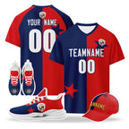 Custom Panama 2026 World Cup High Quality Soccer Stadium Version Jersey Sneakers Sports Shoes and Hat Combo Offer Personalized Team Name and Logo ZH-F007058-005