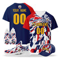 Custom Panama 2026 World Cup High Quality Soccer Stadium Version Jersey Sneakers Sports Shoes and Hat Combo Offer Personalized Team Name and Logo ZH-F007058-009