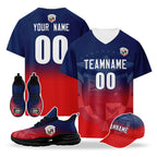 Custom Panama 2026 World Cup High Quality Soccer Stadium Version Jersey Sneakers Sports Shoes and Hat Combo Offer Personalized Team Name and Logo ZH-F007058-010