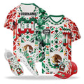 Custom 2026 World Cup Mexico High Quality Soccer Stadium Version Jersey Sneakers Sports Shoes and Hat Combo Offer Personalized Team Name and Logo ZH-F023091-5