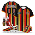Custom 2026 World Cup Germany High Quality Soccer Stadium Version Jersey Sneakers Sports Shoes and Hat Combo Offer Personalized Team Name and Logo ZH-F025071-8