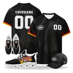 Custom 2026 World Cup Germany High Quality Soccer Stadium Version Jersey Sneakers Sports Shoes and Hat Combo Offer Personalized Team Name and Logo ZH-F025071-9