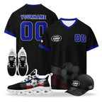 Custom 2026 World Cup France High Quality Soccer Stadium Version Jersey Sneakers Sports Shoes and Hat Combo Offer Personalized Team Name and Logo ZH-F025084-5