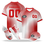 Custom Japan 2026 World Cup High Quality Soccer Stadium Version Jersey Sneakers Sports Shoes and Hat Combo Offer Personalized Team Name and Logo ZH-F025092-2