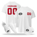 Custom Japan 2026 World Cup High Quality Soccer Stadium Version Jersey Sneakers Sports Shoes and Hat Combo Offer Personalized Team Name and Logo ZH-F025092-4