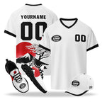 Custom Japan 2026 World Cup High Quality Soccer Stadium Version Jersey Sneakers Sports Shoes and Hat Combo Offer Personalized Team Name and Logo ZH-F025092-7