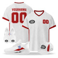 Custom England 2026 World Cup High Quality Soccer Stadium Version Jersey Sneakers Sports Shoes and Hat Combo Offer Personalized Team Name and Logo ZH-F025133-3