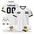 Custom Belgium 2026 World Cup High Quality Soccer Stadium Version Jersey Sneakers Sports Shoes and Hat Combo Offer Personalized Team Name and Logo ZH-F025134-5