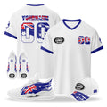 Custom Australia 2026 World Cup High Quality Soccer Stadium Version Jersey Sneakers Sports Shoes and Hat Combo Offer Personalized Team Name and Logo ZH-F025139-2