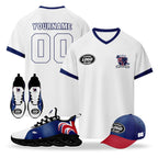 Custom Australia 2026 World Cup High Quality Soccer Stadium Version Jersey Sneakers Sports Shoes and Hat Combo Offer Personalized Team Name and Logo ZH-F025140-5