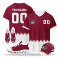 Custom Qatar 2026 World Cup High Quality Soccer Stadium Version Jersey Sneakers Sports Shoes and Hat Combo Offer Personalized Team Name and Logo ZH-F025144-1