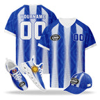 Custom Uruguay 2026 World Cup High Quality Soccer Stadium Version Jersey Sneakers Sports Shoes and Hat Combo Offer Personalized Team Name and Logo ZH-F025152-1