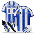 Custom Uruguay 2026 World Cup High Quality Soccer Stadium Version Jersey Sneakers Sports Shoes and Hat Combo Offer Personalized Team Name and Logo ZH-F025152-3