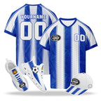 Custom Uruguay 2026 World Cup High Quality Soccer Stadium Version Jersey Sneakers Sports Shoes and Hat Combo Offer Personalized Team Name and Logo ZH-F025152-3