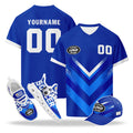 Custom Uruguay 2026 World Cup High Quality Soccer Stadium Version Jersey Sneakers Sports Shoes and Hat Combo Offer Personalized Team Name and Logo ZH-F025152-5