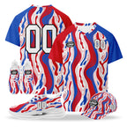 Custom 2026 World Cup United States High Quality Soccer Stadium Version Jersey Sneakers Sports Shoes and Hat Combo Offer Personalized Team Name and Logo ZH-F028064-1