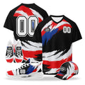 Custom 2026 World Cup United States High Quality Soccer Stadium Version Jersey Sneakers Sports Shoes and Hat Combo Offer Personalized Team Name and Logo ZH-F028064-5