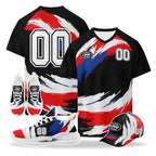 Custom 2026 World Cup United States High Quality Soccer Stadium Version Jersey Sneakers Sports Shoes and Hat Combo Offer Personalized Team Name and Logo ZH-F028064-5