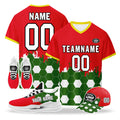 Custom Portugal 2026 World Cup High Quality Soccer Stadium Version Jersey Sneakers Sports Shoes and Hat Combo Offer Personalized Team Name and Logo ZH-F028106-4