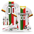 Custom Portugal 2026 World Cup High Quality Soccer Stadium Version Jersey Sneakers Sports Shoes and Hat Combo Offer Personalized Team Name and Logo ZH-F028106-8