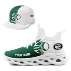 Custom Green White New York MaxSoul Shoes and Hat Combo Offer Personalized Combo ZH-D028017-30