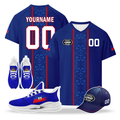 Custom Haiti 2026 World Cup High Quality Soccer Stadium Version Jersey Sneakers Sports Shoes and Hat Combo Offer Personalized Team Name and Logo ZH-F00667-4
